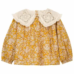 Hot Louise Misha Blouse Col Brodé Clea Coton Bio | Miel