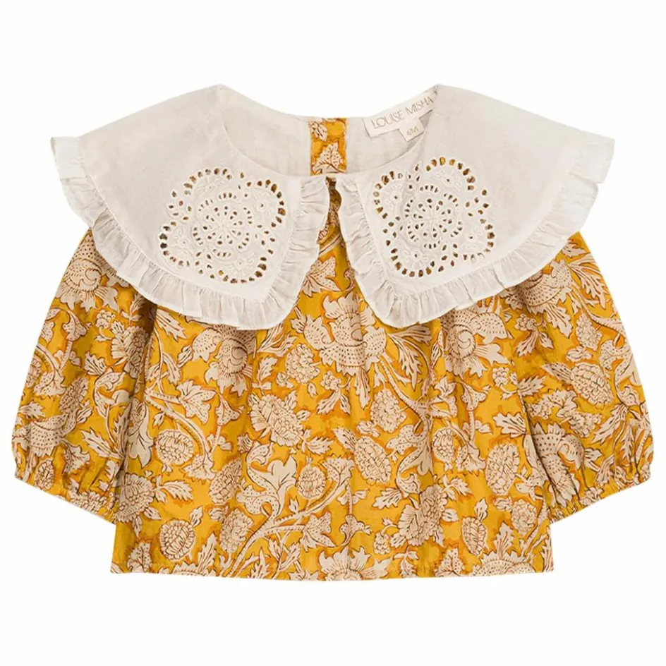 Hot Louise Misha Blouse Col Brodé Clea Coton Bio | Miel