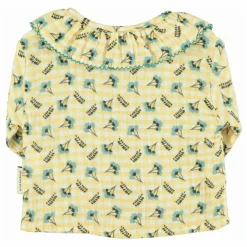 Outlet Blouse Col Claudine Fleurs | Enfant Blouses, T-Shirts|Blouses, T-Shirts