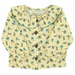 Outlet Blouse Col Claudine Fleurs | Enfant Blouses, T-Shirts|Blouses, T-Shirts