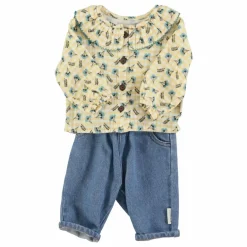 Outlet Blouse Col Claudine Fleurs | Enfant Blouses, T-Shirts|Blouses, T-Shirts