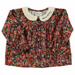 Blouse Col Claudine Fleurie | Enfant Blouses, T-Shirts|Blouses, T-Shirts