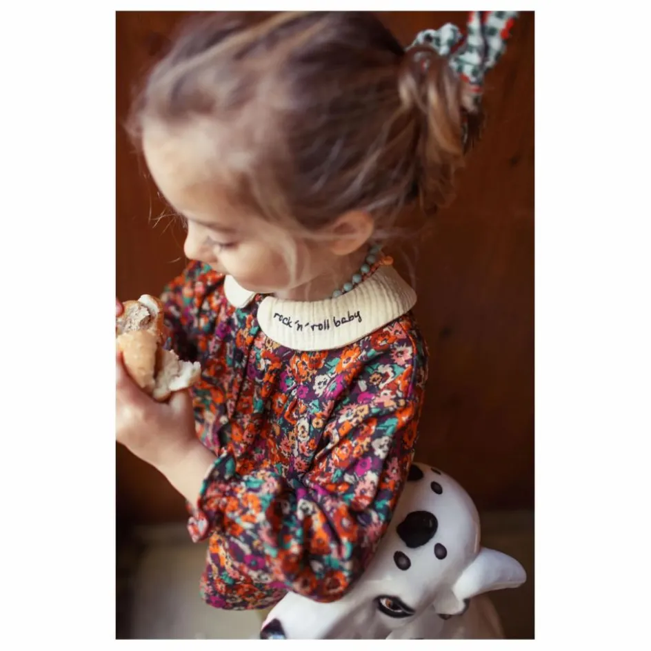Blouse Col Claudine Fleurie | Enfant Blouses, T-Shirts|Blouses, T-Shirts