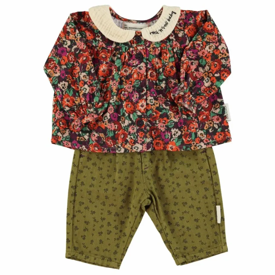Blouse Col Claudine Fleurie | Enfant Blouses, T-Shirts|Blouses, T-Shirts