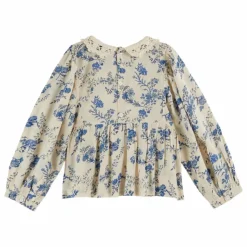 Enfant Emile et Ida Blouses, T-Shirts*Blouse Col Crochet Fleurie |