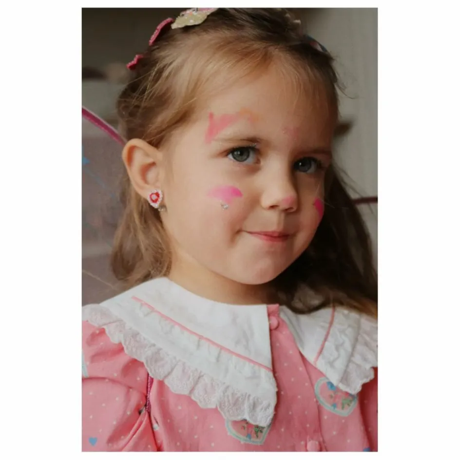 Sale Blouse Col Cœurs Coton Bio | Enfant Blouses, T-Shirts|Blouses, T-Shirts