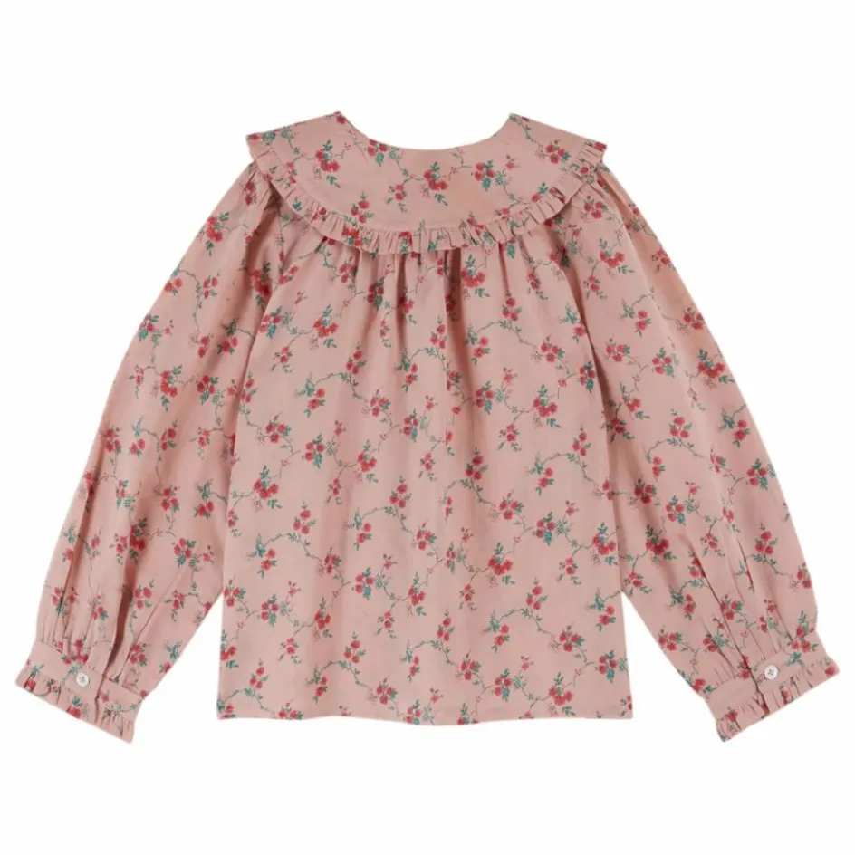 New Emile et Ida Blouse Col Nœud | Rose
