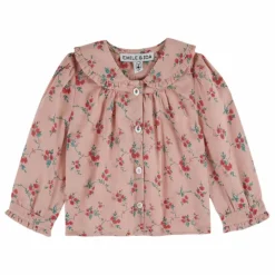 New Emile et Ida Blouse Col Nœud | Rose