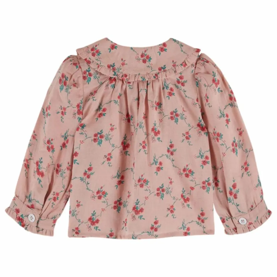 New Emile et Ida Blouse Col Nœud | Rose