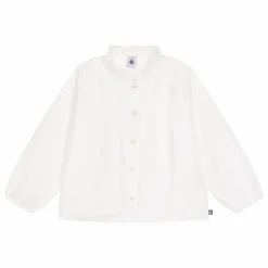 Online Petit Bateau Blouse Col Volants | Blanc