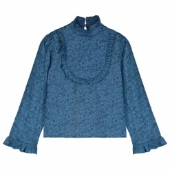 Tangerine Blouse Col Volants Liberty ||Enfant Blouses, T-Shirts