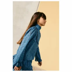 Tangerine Blouse Col Volants Liberty ||Enfant Blouses, T-Shirts