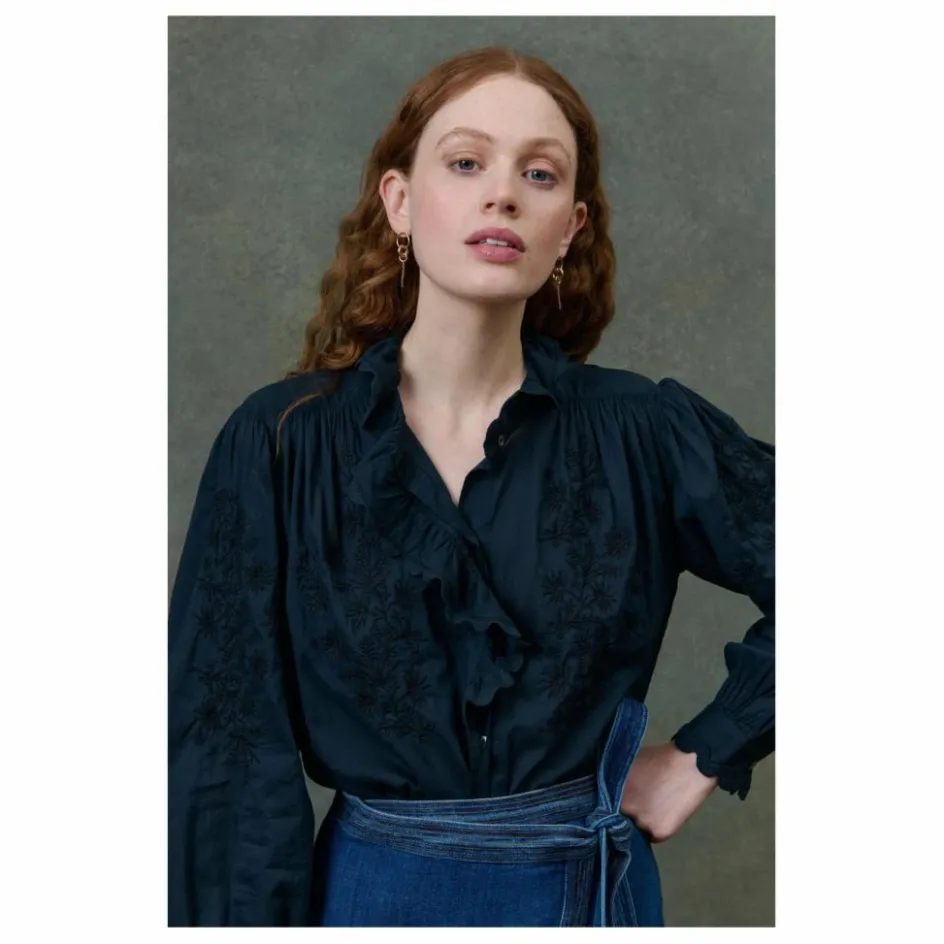 Femme Louise Misha Blouses, Chemises*Blouse Cora Voile de Coton Bio - Collection Femme |