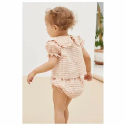 the new society Blouses, T-Shirts*Blouse Coton Bio à Carreaux Petra |