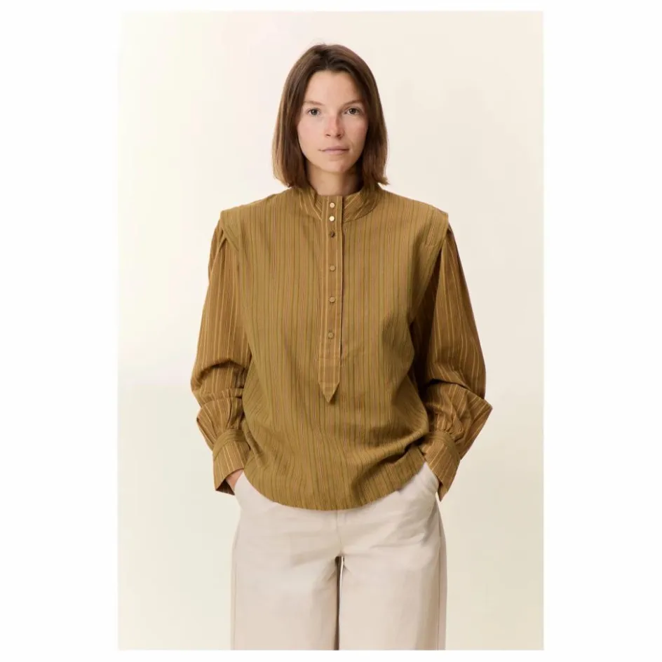 Hot Blouse Cristo Rayée Coton Bio | Femme Blouses, Chemises
