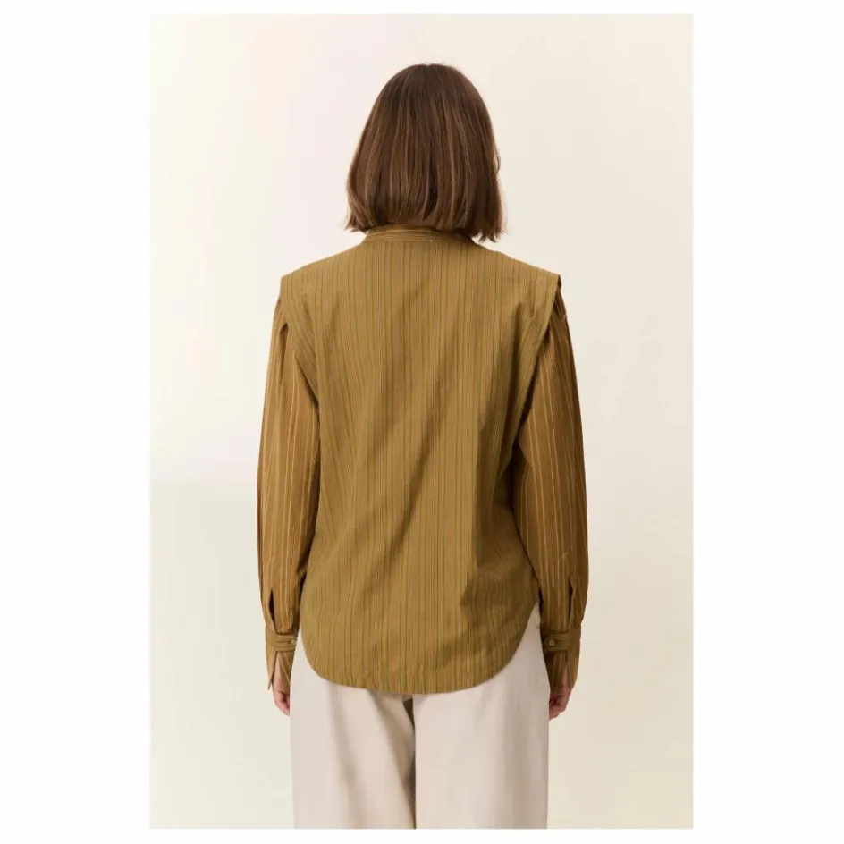 Hot Blouse Cristo Rayée Coton Bio | Femme Blouses, Chemises