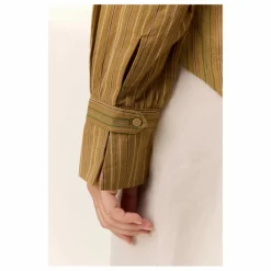 Hot Blouse Cristo Rayée Coton Bio | Femme Blouses, Chemises