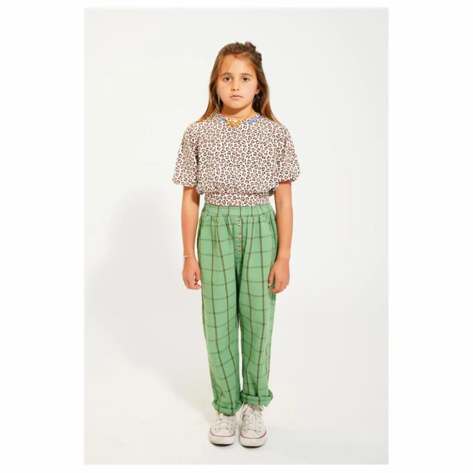Enfant Piupiuchick Blouses, T-Shirts|Blouses, T-Shirts*Blouse Crop Léopard Coton Bio |