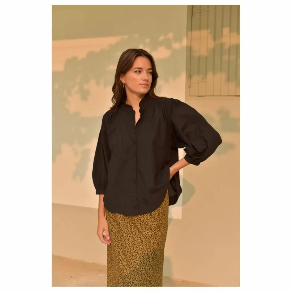 Sale Blouse Dahlia Seersucker - Collection Femme | Femme Blouses, Chemises