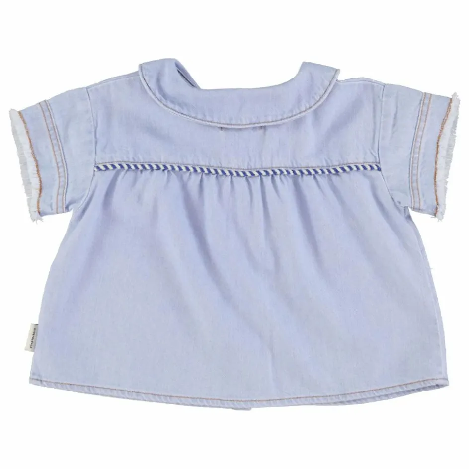 Outlet Piupiuchick Blouse Denim | Bleu jean