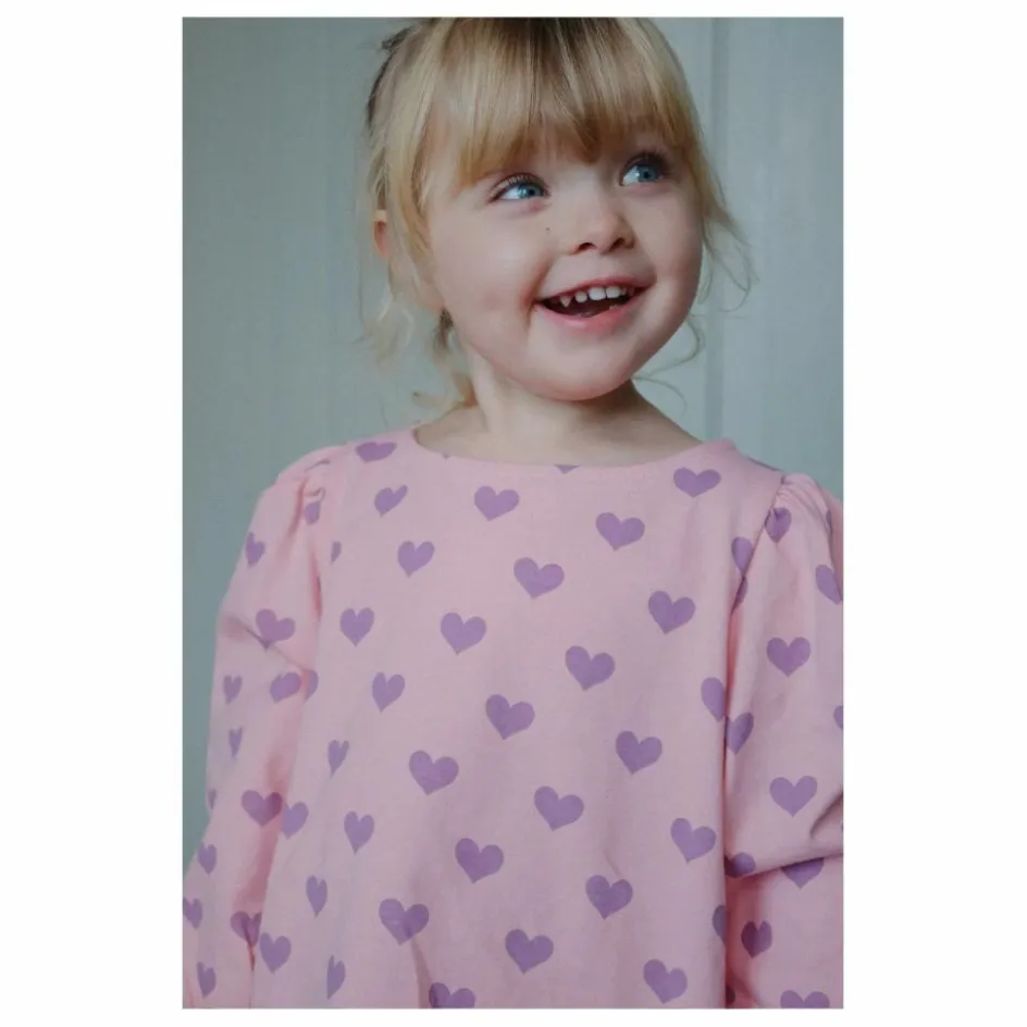 Online Konges Sløjd Blouse Drey Cœurs Coton Bio | Rose
