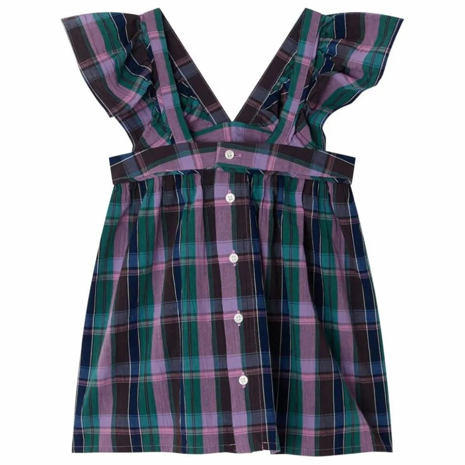 Outlet Blouse Elea Carreaux Coton Bio | Enfant Blouses, T-Shirts|Blouses, T-Shirts
