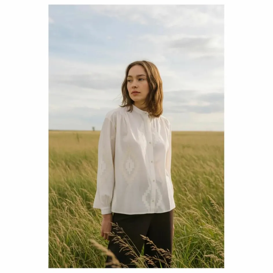 Blouse Ella Astra Brodée | Femme Blouses, Chemises