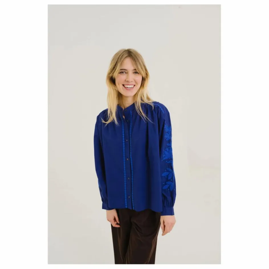 Sacrécoeur Blouse Ella Calypso Brodée ||Femme Blouses, Chemises