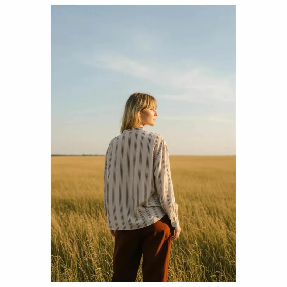 Hot Blouse Ella Canyon Rayée | Femme Blouses, Chemises
