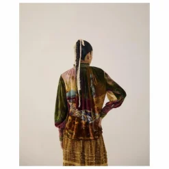 Clearance CORD Blouse Farmer Lakeside Velours | Bordeaux
