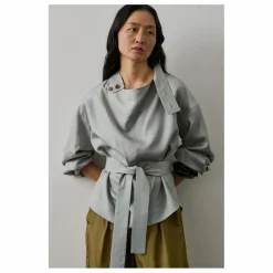 Soeur Blouse Felicite Soie | Bleu Glacier