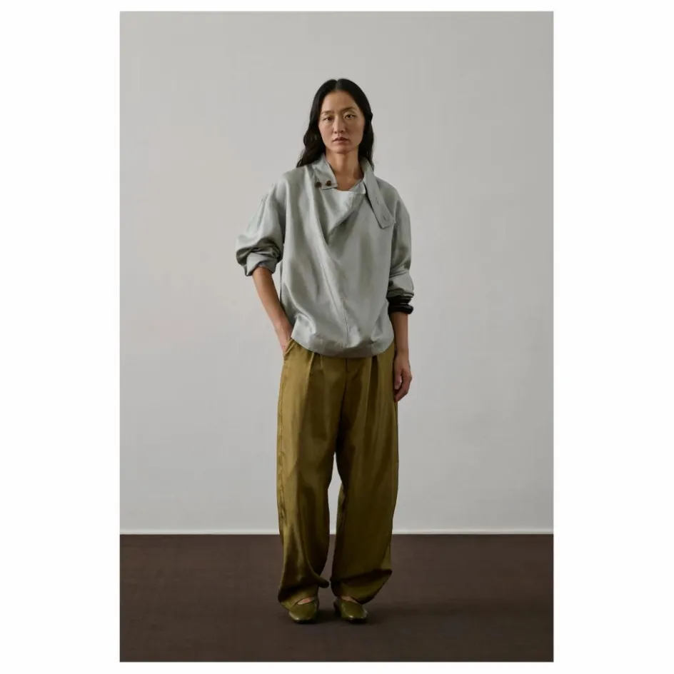 Soeur Blouse Felicite Soie | Bleu Glacier