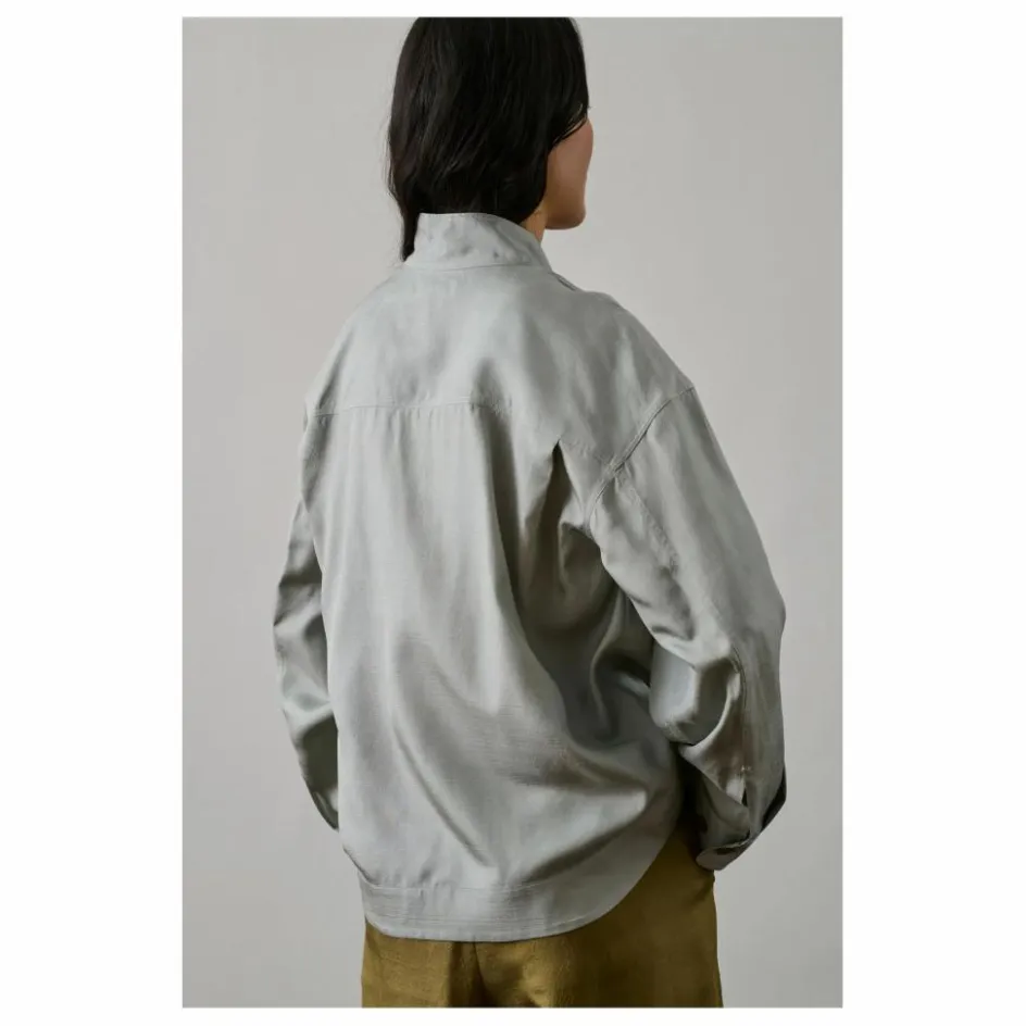 Soeur Blouse Felicite Soie | Bleu Glacier