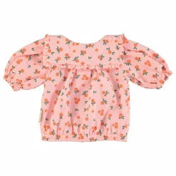 Enfant Piupiuchick Blouses, T-Shirts|Blouses, T-Shirts*Blouse Fleuri Coton Bio |