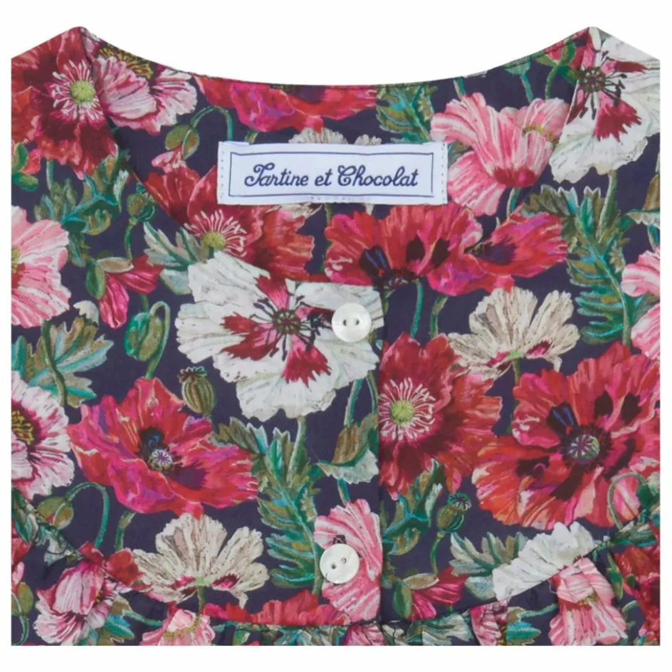 Enfant Tartine et Chocolat Blouses, T-Shirts*Blouse Fleurie Col Volants |