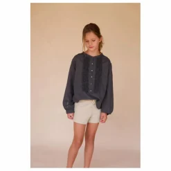 Sale Longlivethequeen Blouse Froncée | Bleu nuit