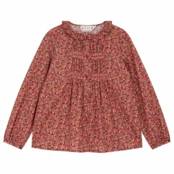 Bonpoint Blouse Gentille Liberty Coton Bio ||Enfant Blouses, T-Shirts