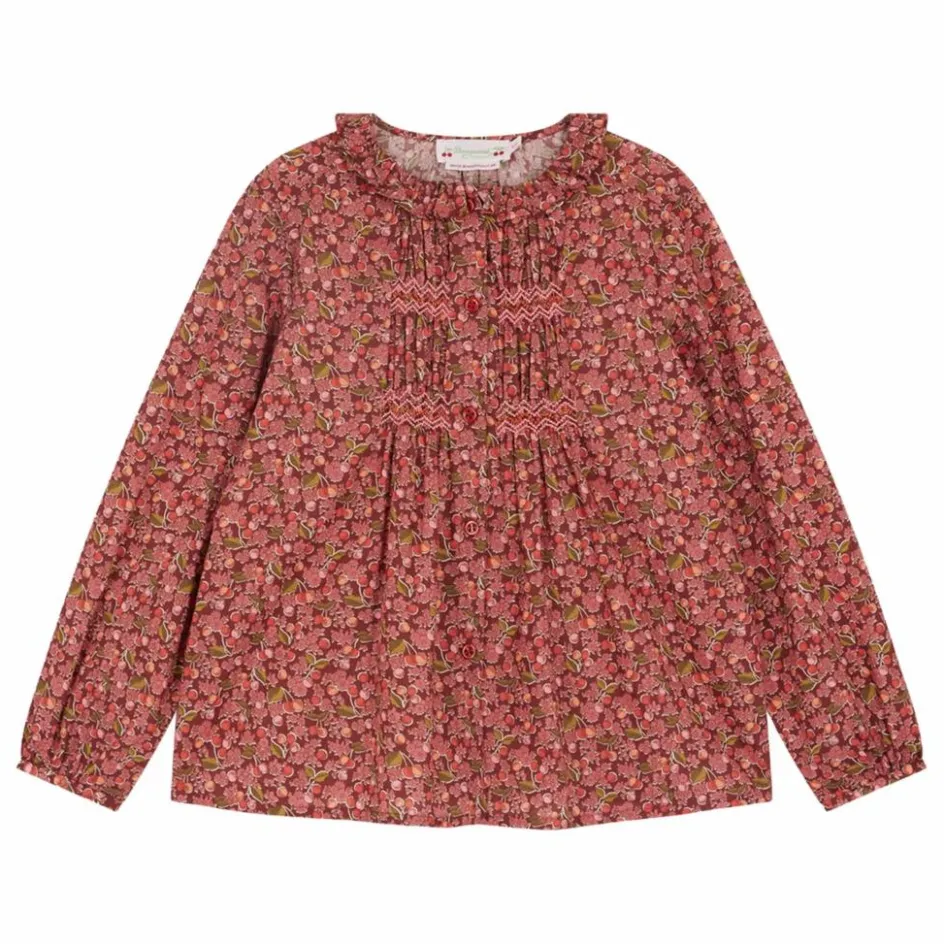 Bonpoint Blouse Gentille Liberty Coton Bio ||Enfant Blouses, T-Shirts