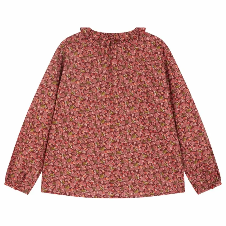 Bonpoint Blouse Gentille Liberty Coton Bio ||Enfant Blouses, T-Shirts
