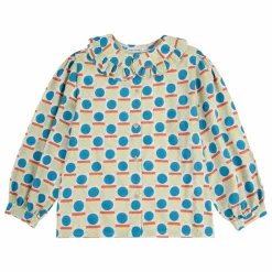 Hot Bobo Choses Blouse Géométrique Coton Bio | Ecru