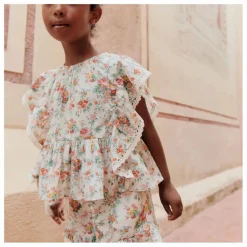 Clearance Louise Misha Blouse Inès Coton Bio | Crème