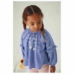 Enfant Louise Misha Blouses, T-Shirts*Blouse Irisa Chambray Coton Bio |