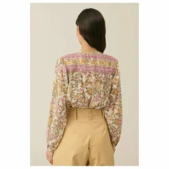 Louise Misha Blouse Jeanne Coton Bio - Collection Femme | Crème