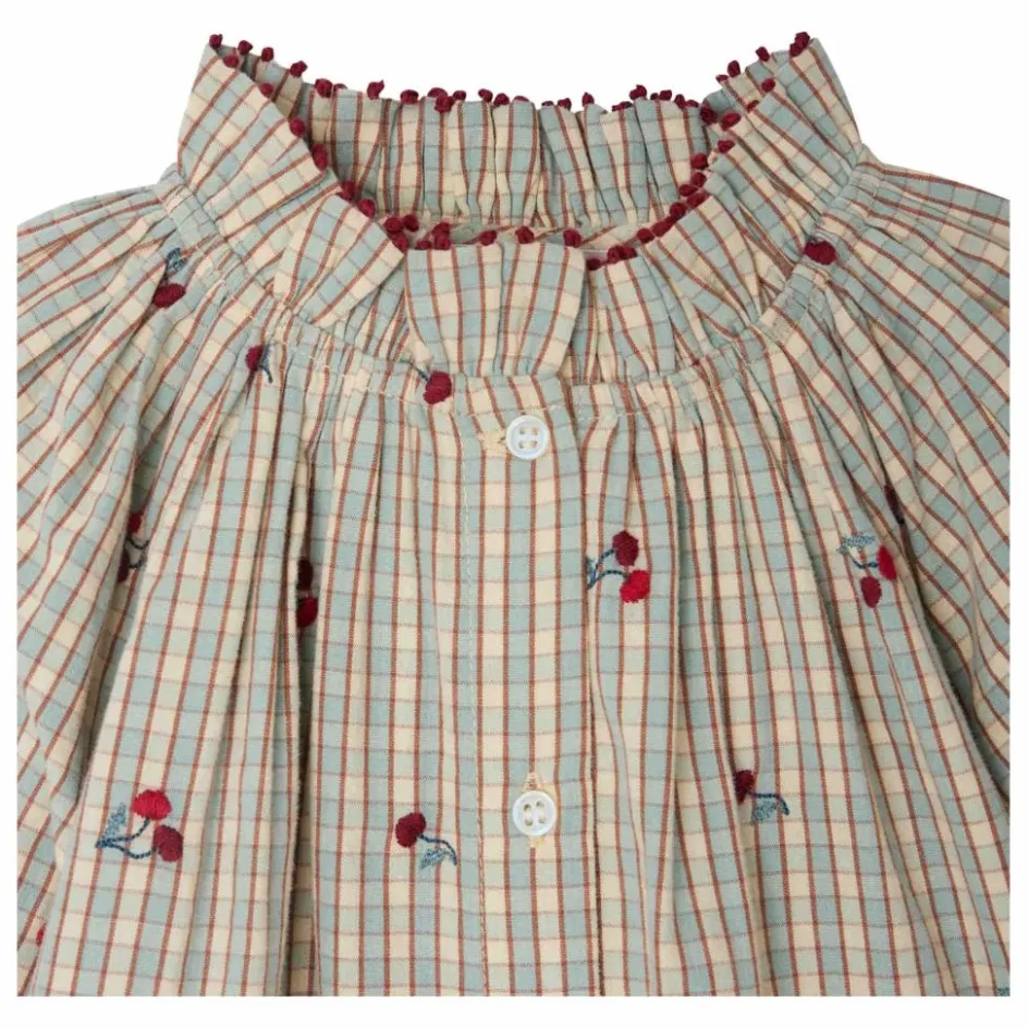 Enfant Bonpoint Blouses, T-Shirts*Blouse Jordana Carreaux Coton Bio |