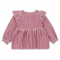 Konges Sløjd Blouse Kim Carreaux Coton Bio ||Enfant Blouses, T-Shirts|Blouses, T-Shirts