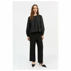 Online Blouse Leaf Boutonnée Coton Bio | Femme Blouses, Chemises