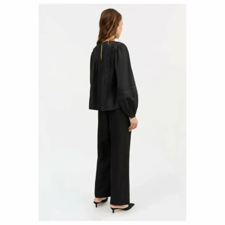 Online Blouse Leaf Boutonnée Coton Bio | Femme Blouses, Chemises
