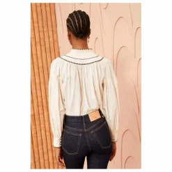 Femme Ulla Johnson Blouses, Chemises*Blouse Lennie Popeline de Coton |