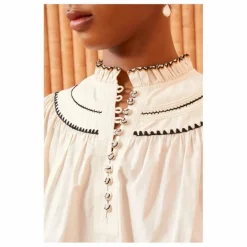 Femme Ulla Johnson Blouses, Chemises*Blouse Lennie Popeline de Coton |