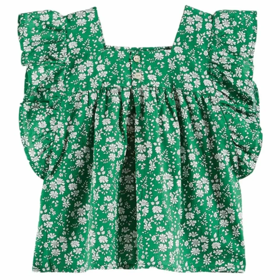 Online Emile et Ida Blouse Liberty | Vert
